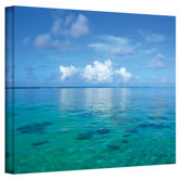 George Zucconi ''Lagoon and Reef'' Canvas Art