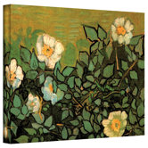 Vincent Van Gogh ''Wild Roses'' Canvas Art