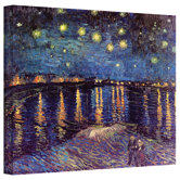 Vincent Van Gogh ''Starry Night Over The Rhone'' Canvas Art