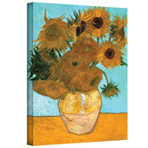 Vincent Van Gogh ''Vase with Twelve Sunflowers'' Canvas Art