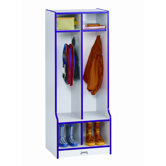 Two Sections Double Locker with Step