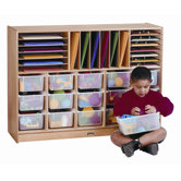 Sectional E-Z Glide Tray Mobile Unit w/ colored trays