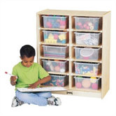 10 Tub Single Cubbie Unit