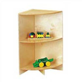 KYDZ Curves 29" H Corner Bookcase