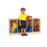 Stacking Open Lockers - 4 Sections