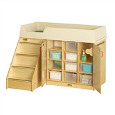 KYDZ Diaper Changer Station with Stairs - Rectangular (48.5" x 23.5")