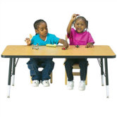 KYDZ Toddler Height Activity Table- Rectangular (30" x 60")