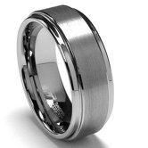 Men's Tungsten Comfort Fit Wedding Band