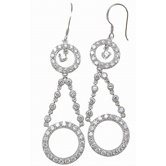 Brilliant Cut Citrine Fashion Drop Earrings