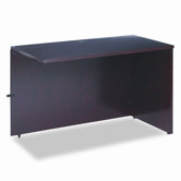 Basyx Rich Wood Veneer 29" H x 48" W Right Desk Return