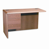 10700 Series 29.5" H x 48" W Left Pedestal Desk Return