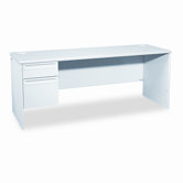38000 Series Computer Desk Left Pedestal Credenza with 2 Drawers