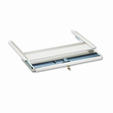Center Drawer for Double Pedestal Desks, Metal, 24-3/4 x 14-3/4 x 3, Putty