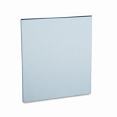 Simplicity II Series Panel, 100% Polyester, 37w x 1-1/2d x 42h, Alumina Gray
