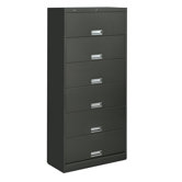 600 Series Six-Shelf Legal File with Receding Doors