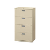 600 Series 30" W Four-Drawer Lateral File