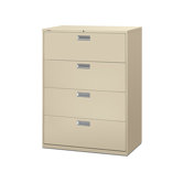 600 Series 42" W Four-Drawer Lateral File