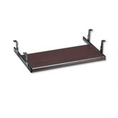 Slide-Away Woodgrain Finish Keyboard Platform, Mahogany