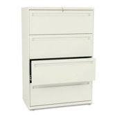 700 Series Four-Drawer Lateral File, 36w x 19-1/4d, Putty