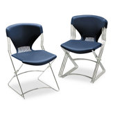 Olson Flex Stacker Chair, Navy, Four/Carton