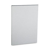Simplicity II Series Panel, 100% Polyester, 37w x 1-1/2d x 53h, Alumina Gray