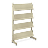 4 Shelf Floor Stand Literature Rack