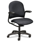 Alaris 4220 Series Mid-Back Swivel/Tilt Task Chair, Iron Gray Upholstery