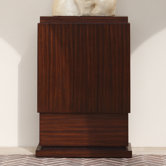 Wide Skyscraper Pedestal Console Table