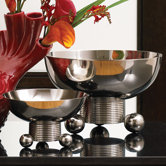 Double Ball Bowl in Nickel