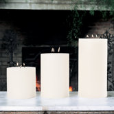 Unscented 3 Wick Pillar Candle