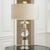 Classic Bulb Crystal 1 Light Lamp