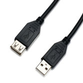 9 ft. USB A 2.0 Male to Female Cable