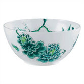 Chinoiserie White Serving Bowl