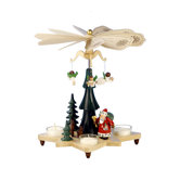 Santa with Angels Pyramid