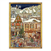 Large Victorian Santa Advent Calendar