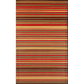 Stripes Warm Brown Rug