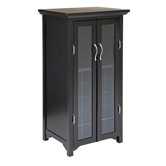 Espresso 20 Bottle Wine Cabinet