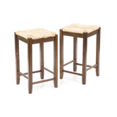 Regalia 24" Barstool w/ Rush Seat (Set of 2)