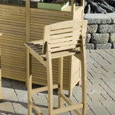 Bali Hai Barstool in Versatile Teak