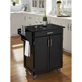 Kitchen Cart with Granite Top