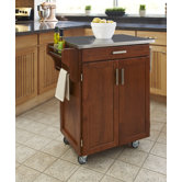 Kitchen Cart with Stainless Steel Top
