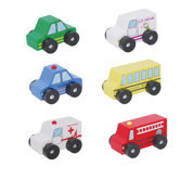 6 Piece Wooden Car Set