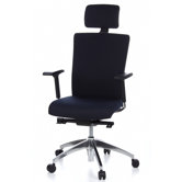 B&uuml;rostuhl / Chefsessel h&ouml;hen- und tiefenverstellbar "Atlanta Lux" mit Armlehnen, Kopf- und Lendenwirbelst&uuml;tze