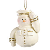 Air Force Snowman Ornament