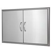 Double Access Door with Paper Towel Dispenser