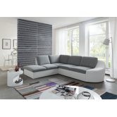 3-er Sofa "Shine" mit Longchair und Bettkasten