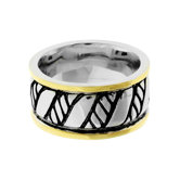 Men's Stainless Steel Cable Band