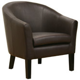 Baxton Studio Leather Chair