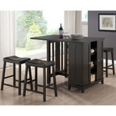 Baxton Studio Aurora Modern Pub Table Set