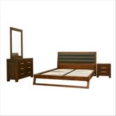 Baxton Studio Ceni Platform 4 Piece Bedroom Collection